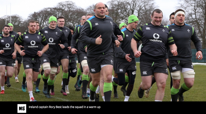 Men’s rugby union: Six Nations at boiling point as Irish eye grand slam
